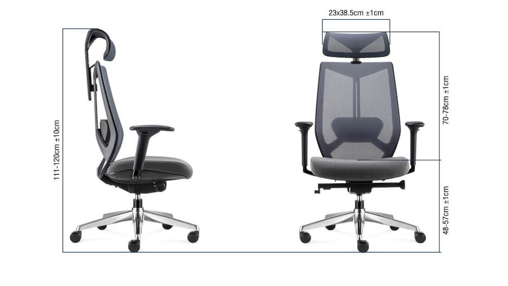 เก้าอี้สำนักงาน DF PROCHAIR รุ่น A-COR Chair H สีดำ